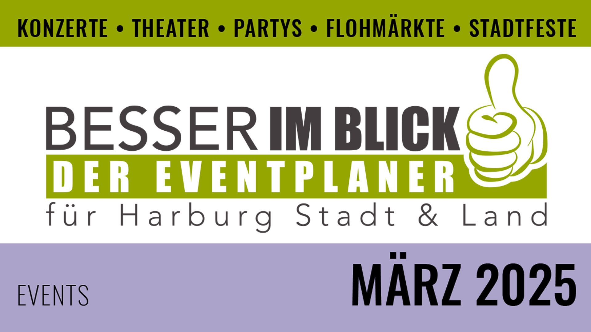Termine satt für den Monat gibt es wieder im besser-im-blick-Eventplaner!