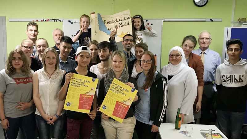 Foto der Organisatoren der Märchenfestival-Ablegers im Freizeithaus.  Foto: ein