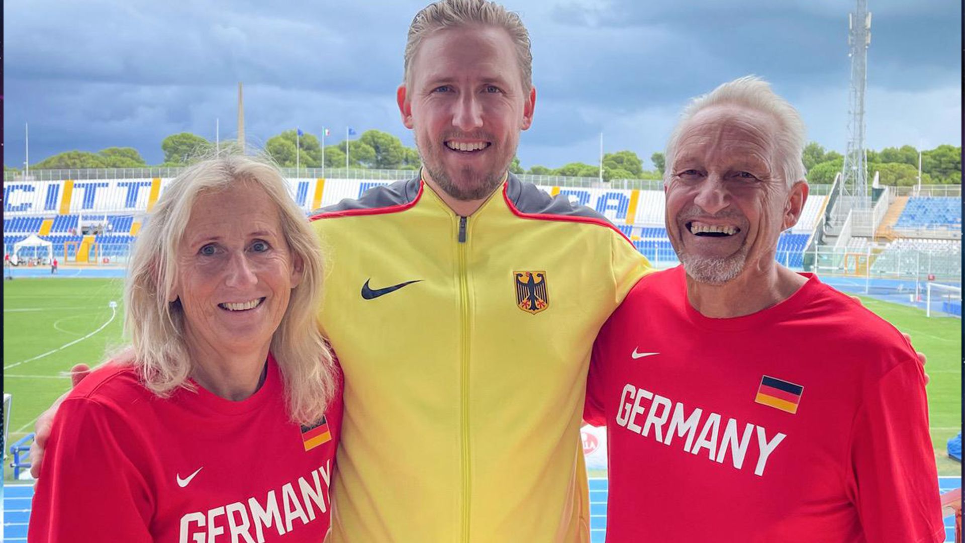Die sportliche Familie Baseda vom SV Grün-Weiss Harburg war bei der Europameisterschaft der Masters im italienischen Pescara erfolgreich. | Foto: ein