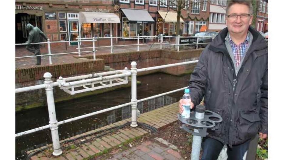 Rainer Ratzke an einem Pfandring. | Foto: ein