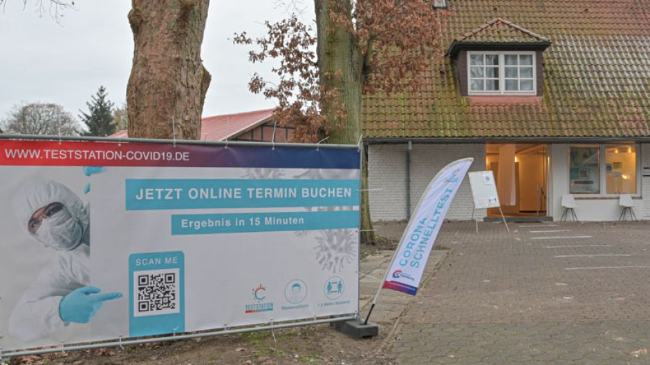 Das Corona-Testzentrum im Restaurant Nova in Harburg-Marmstorf hat wieder geöffnet.