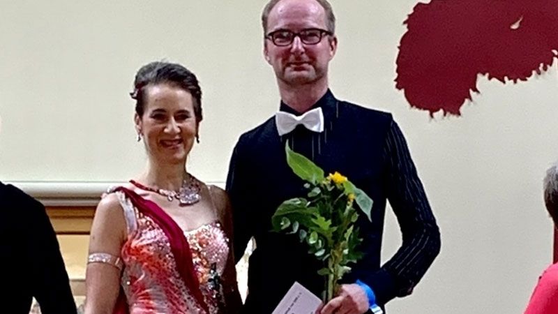 Nicola und Karsten Oldeland vom TSV Stelle siegten beim Turnier in Reinbek. | Foto: ein