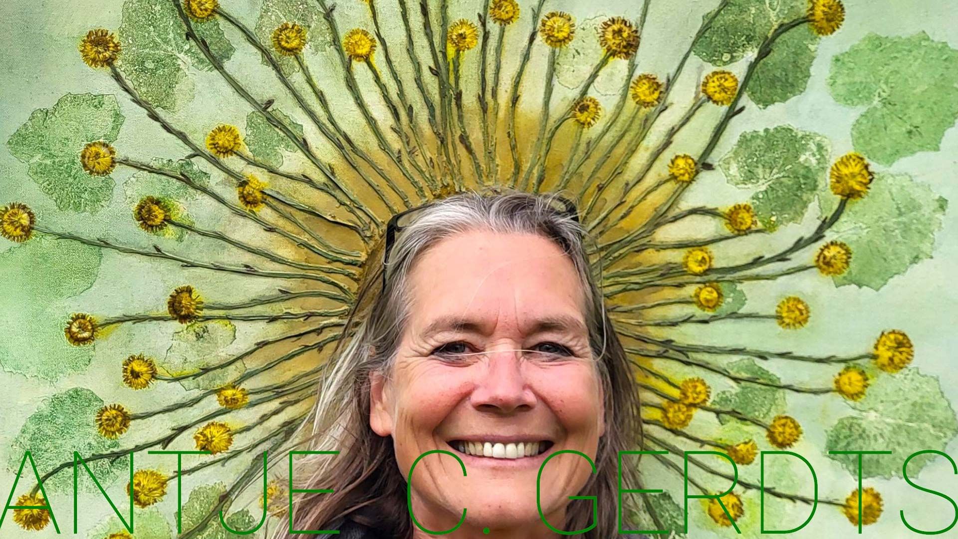 Antje Gerdts bringt „Pflanzenkunst“ in die City Galerie. Foto. ein