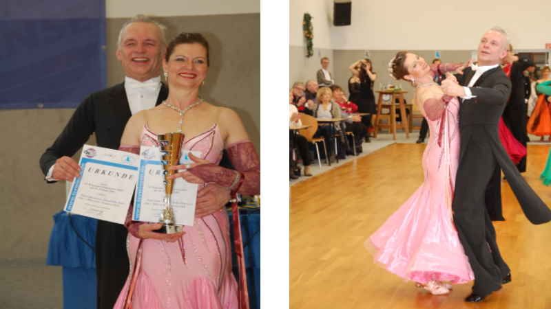 Bernd-Dieter Beecken/Maiken Rosenbusch vom 1. TC Winsen zeigten trotz Trainingsrückstand hervorragende Leistungen bei den Turnieren um den Winsener Schlosspokal. | Foto: ein