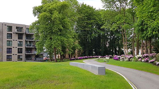 Die neue Grünanlage an der Winsener Straße wird eröffnet. | Foto: Bezirksamt Harburg / Sven Borkowski