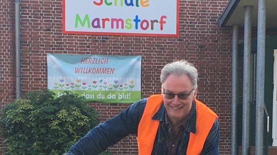 Nach rund 100 Tagen an der Schule marmstorf zieht Schulleiter. Martin Nölkenbockhoff Bilanz. | Foto: ein