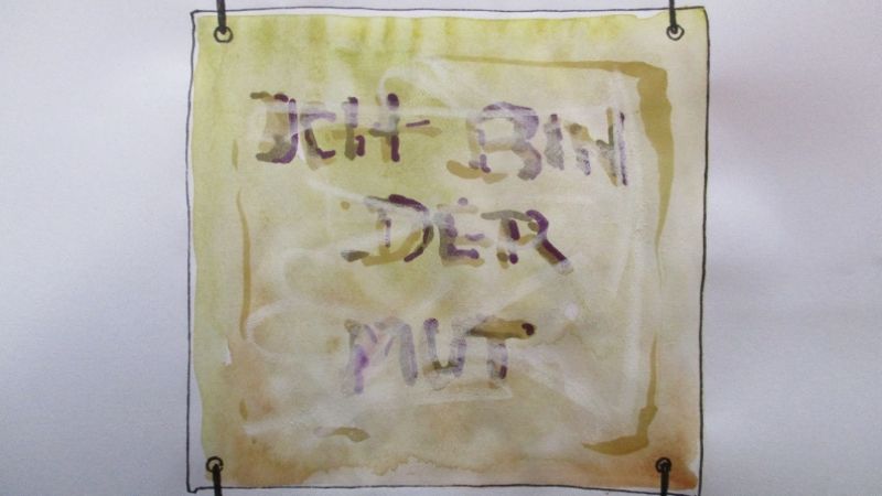 Skizzen des Künstlers Henning Diers einer Kachel. | Foto: ein