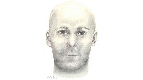 Eine Rekonstruktion zeigt das Gesicht des unbekannten Toten. | Foto: Polizei