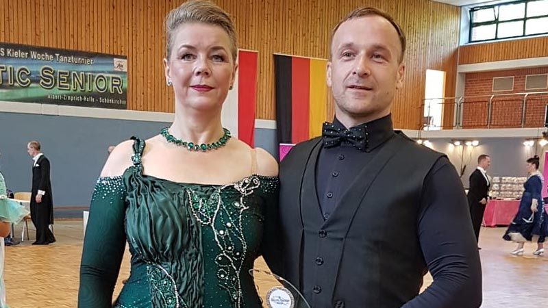 Juri und Janet Enns vom 1. TC Winsen im TSV Winsen gewannen das Turnier bei der Kieler Woche. | Foto: ein