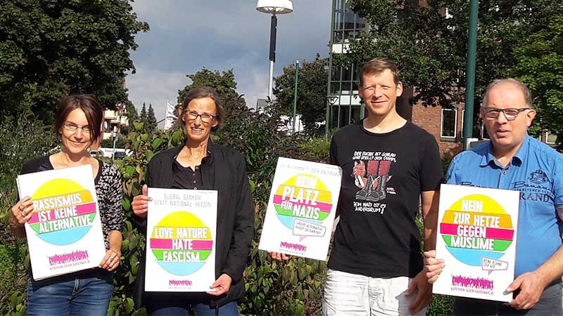 Das „Netzwerk Willkommen in Neu Wulmstorf“ möchte die Bürgerinnen und Bürger dazu ermuntern, Haltung gegen rechts zu zeigen. | Foto: ein