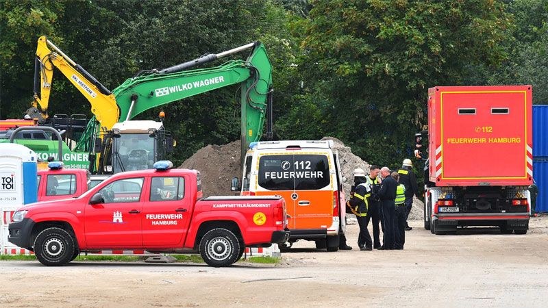 Die Fliegerbombe in Harburg muss heute noch entschärft werden, gab der Kampfmittelräumdienst bekannt. | Foto: HamburgNews