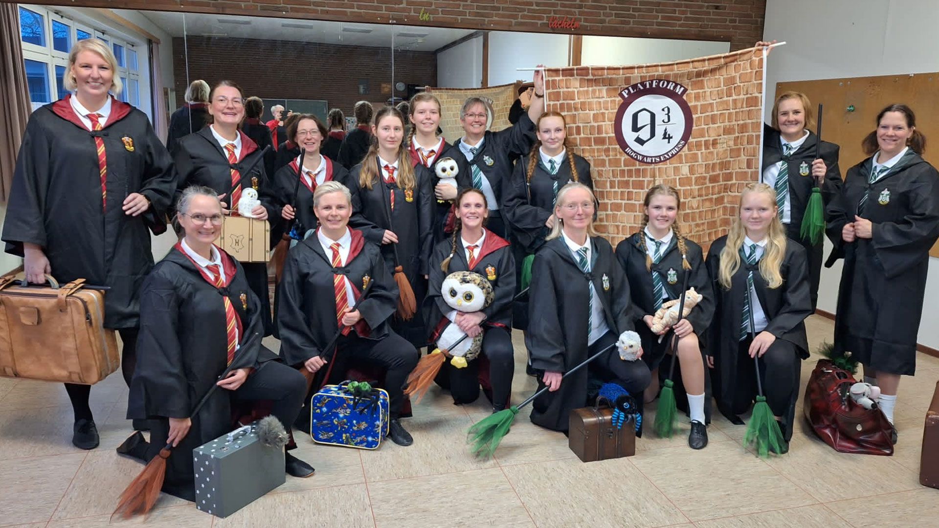 Die Elbperlen in ihren „Harry Potter“-Outfits. | Foto: ein