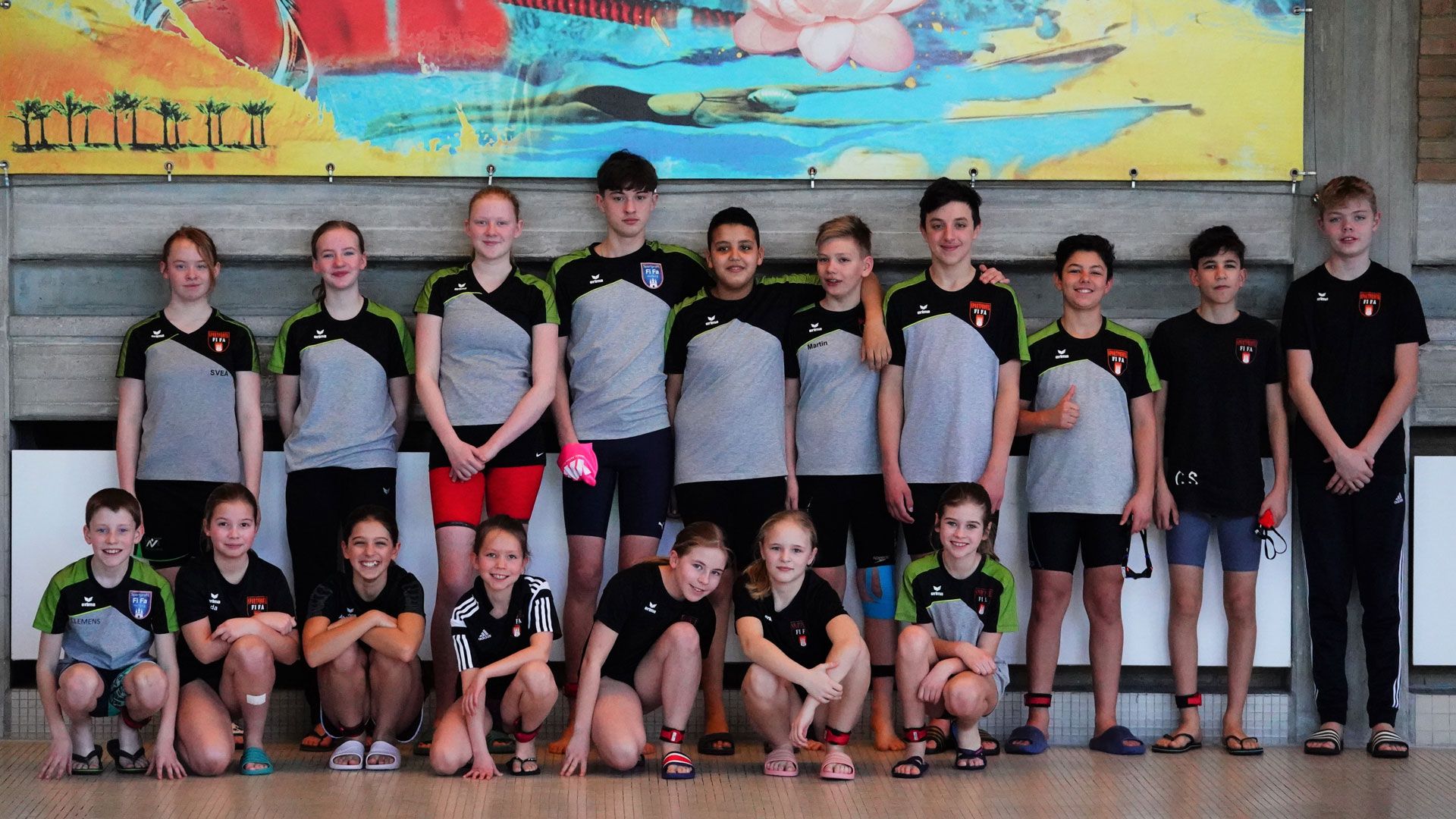 Die Triathleten der Stadtteilschule (StS) Fischbek-Falkenberg. | Foto: ein