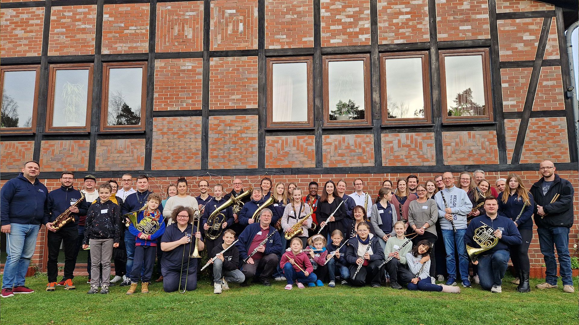 Musikerinnen und Musiker von Musas beim Probenwochenende Ende November 2024 in Buchholz-Sprötze. | Foto: Blasorchester Seevetal