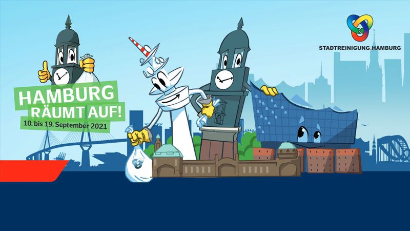 Vom 10. bis zum 19. September 2021 heißt es wieder: Hamburg räumt auf! | Foto: www.hamburg-raeumt-auf.de