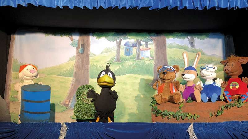 Leuchtende Kinderaugen gibt es beim Figurentheater auf dem Schwarzenberg. | Foto: ein