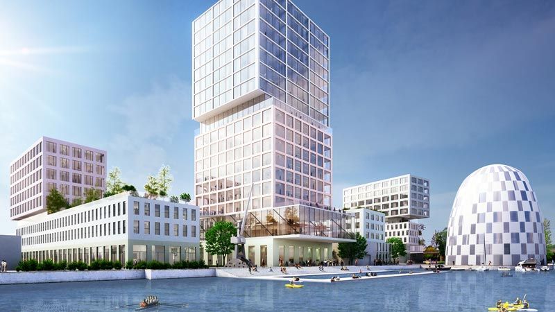 Die TUHH wächst und bezieht Räume im Hamburg Innovation Port. | Foto: MVRDV