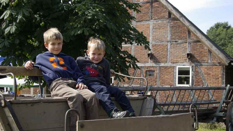 Hofkino für Kinder im Museumsbauernhof Wennerstorf. | Foto: ein