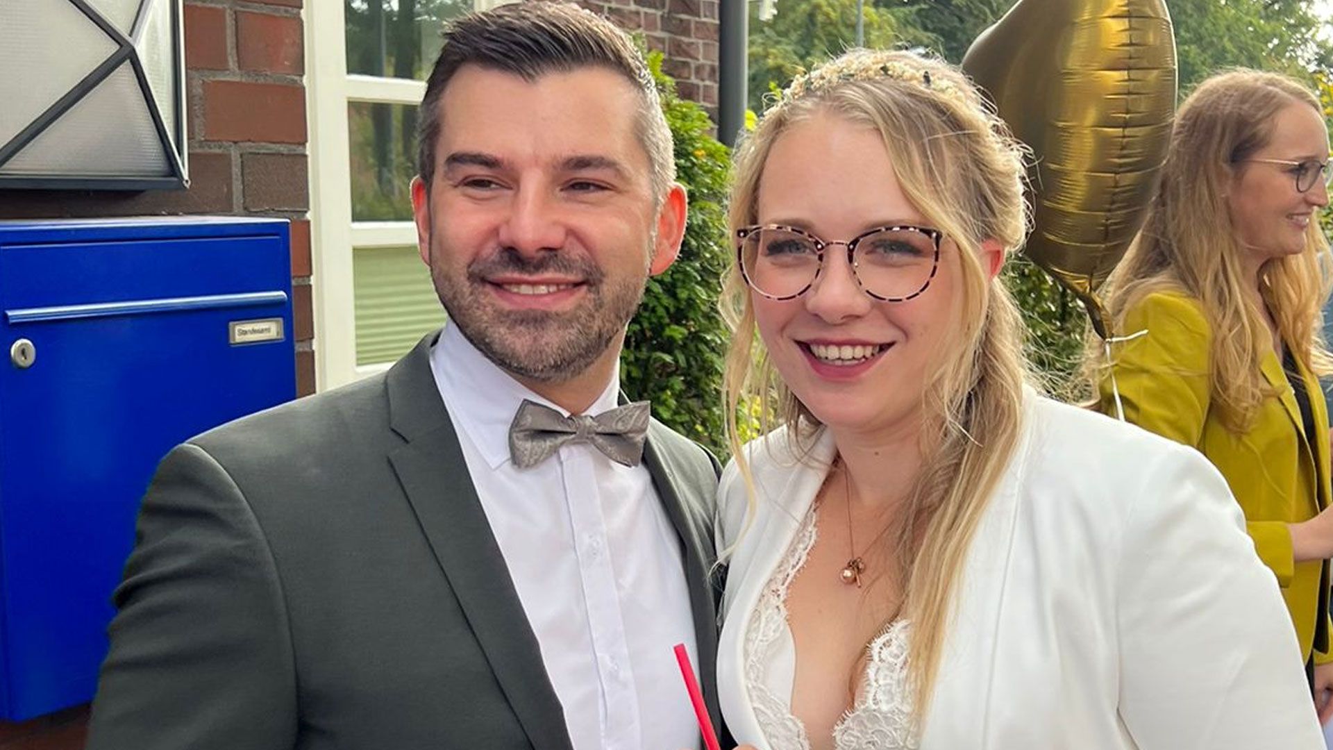 Unter der Haube: Marius und Vivien Kabuse. | Foto: ein