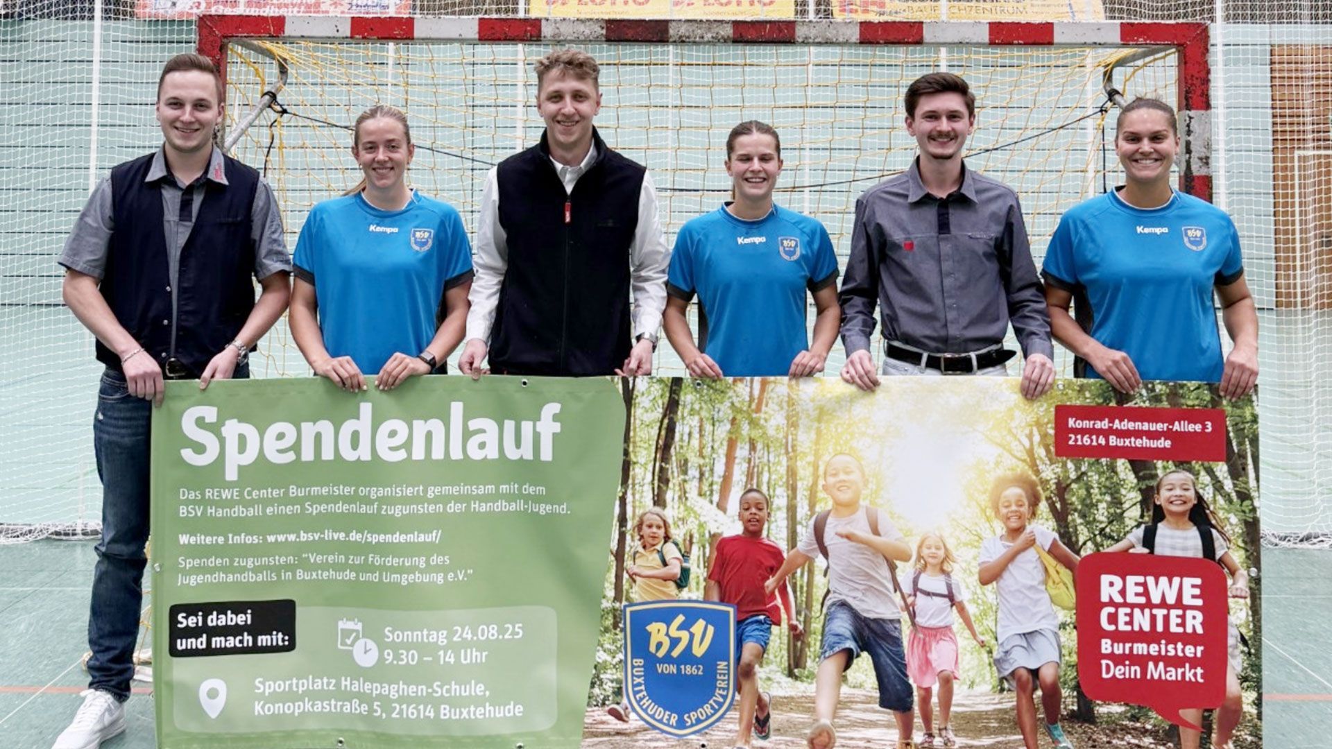 Gemeinsam für den Handball-Nachwuchs in Buxtehude. Foto: Buxtehuder SV