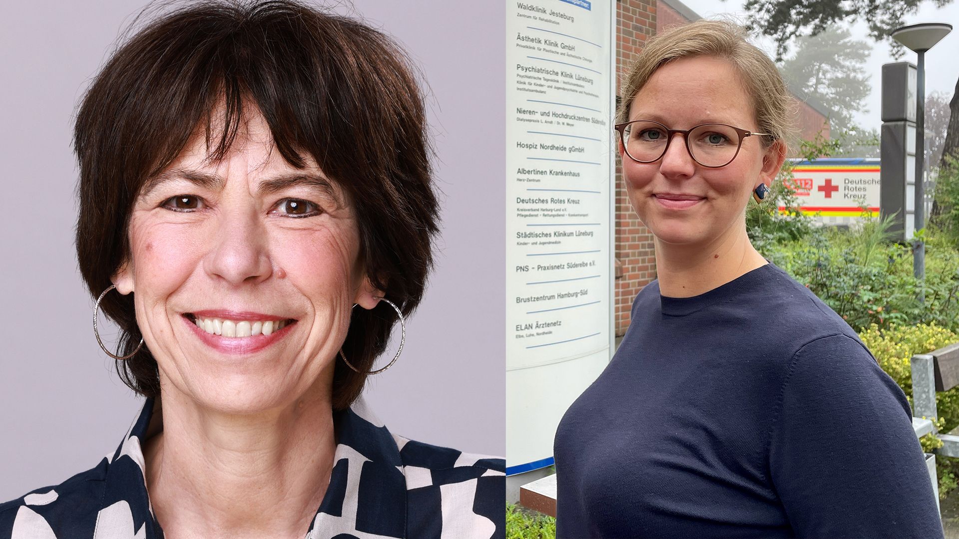 Svenja Klutz (links) ist neue Pastorin Krankenhaus Buchholz und Caroline Warnecke Seelsorgerin am Ev. Krankenhaus Ginsterhof. | Foto: C. Wöhling/Ein