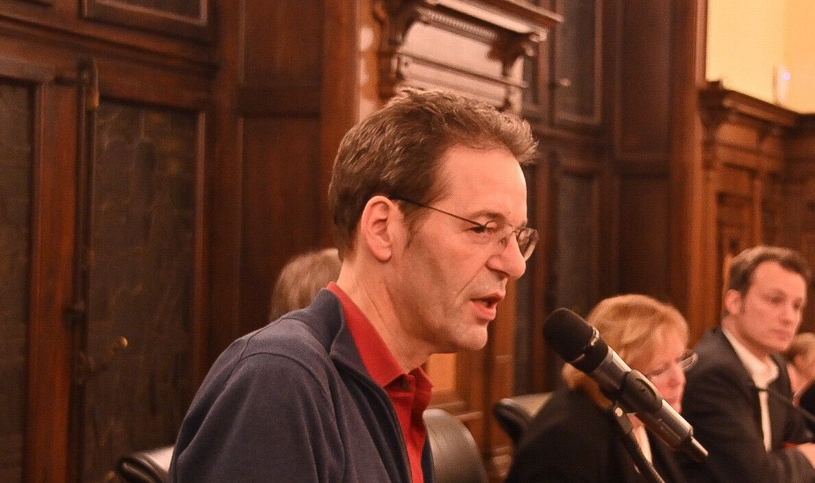 Heiko Langanke von DIE LINKE. Begründete den Antrag. Foto: Niels Kreller