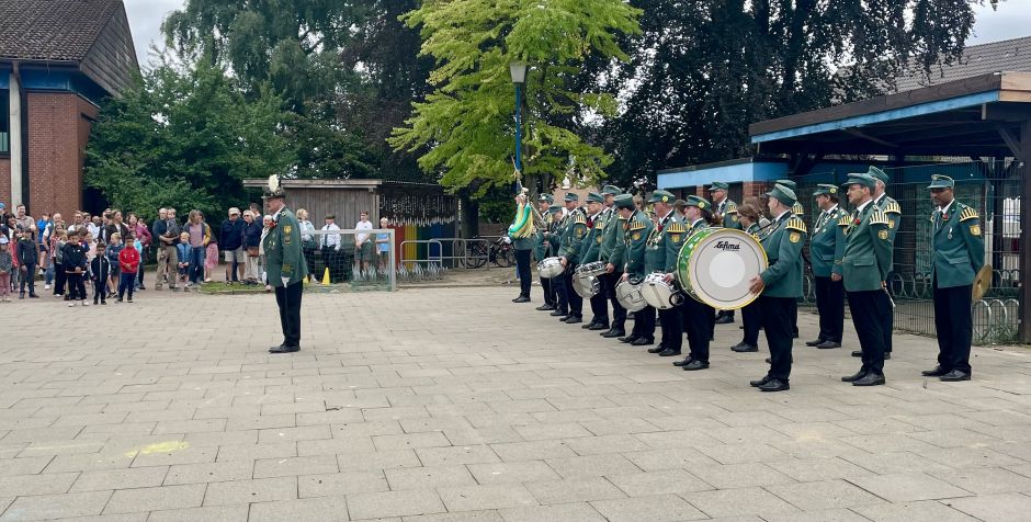 In Vahrendorf wurden 75 Jahre Spielmannszug gefeiert. Foto: SV Vahrendorf