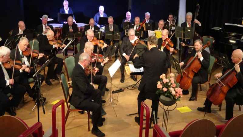 Das Orchester „musici emeriti hamburg“. | Foto: ein