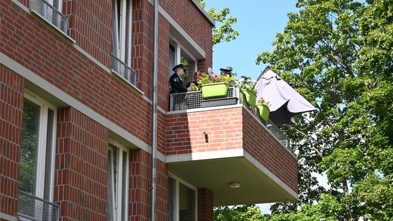 Von diesem Balkon stürzte der Dreijährige in die Tiefen. | Foto: HamburgNews
