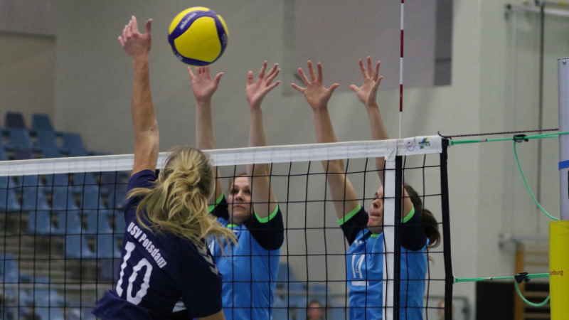 Bild aus dem Hinspiel gegen USV Potsdam. | Foto: ein
