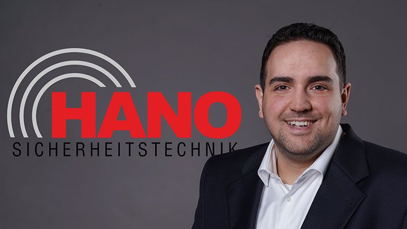 Daniel Cassano, Inhaber von HANO Sicherheitstechnik, ist Fachmann für die Sicherheit von Heim, Firma und Baustelle.
