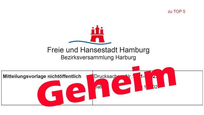 Das Bezirksamt in Harburg möchte nicht, dass der Entwurf für das Interessenbekundungsverfahren über die Trägerschaft des jetzigen Rieckhofs den Bürgerinnen und Bürgern bekannt wird.