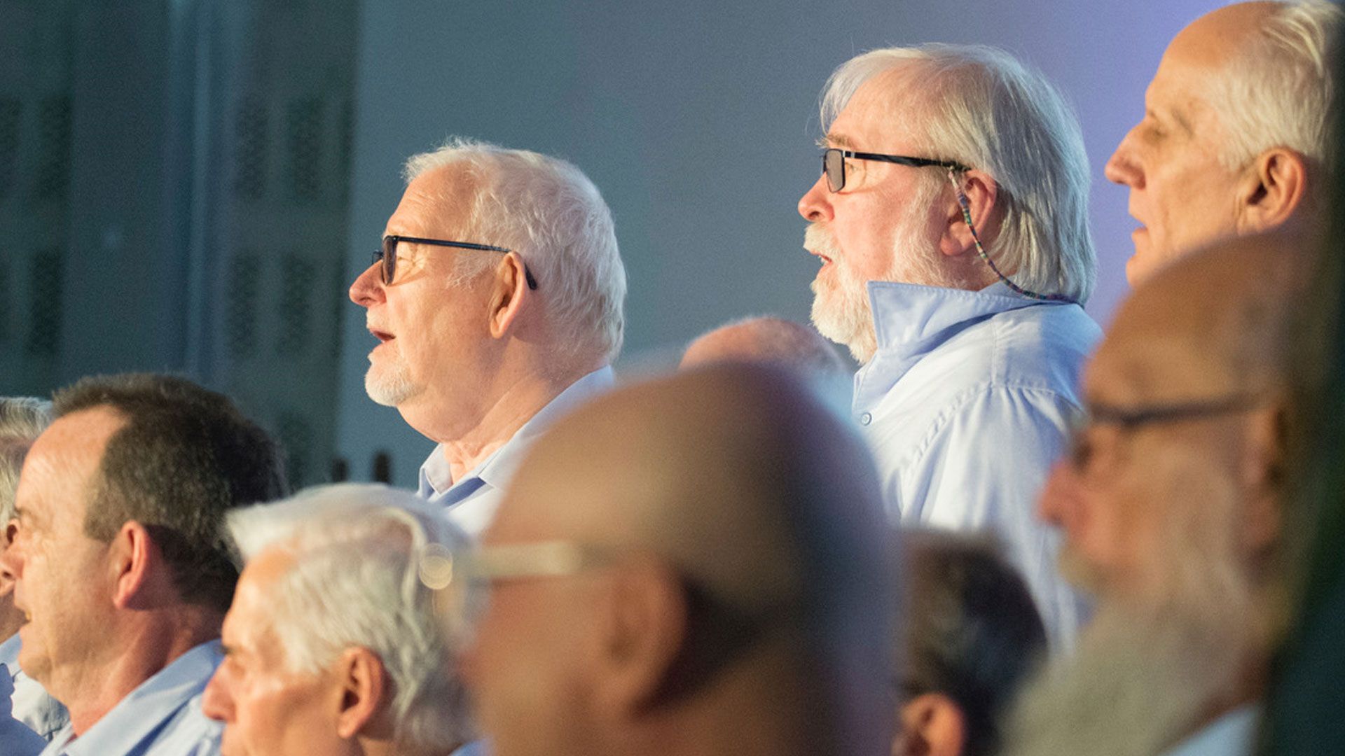 „Lebensfreude pur“ ist das Motto beim Männerchor "MC Harmonie" aus Finkenwerder. | Foto: ein