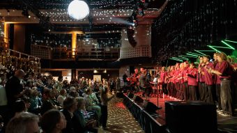 Der Gospel Train eröffnete den gemütlichen Teil des Freitagabends. Foto: David Reineke