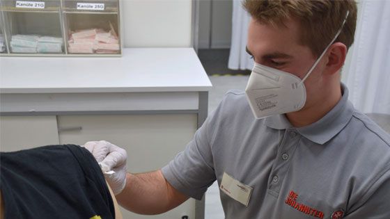 In den Impfstützpunkten der Johanniter in Neu Wulmstorf und Buchholz können für die Kinderimpfung gegen COVID-19 online Termine gebucht werden. | Foto: ein