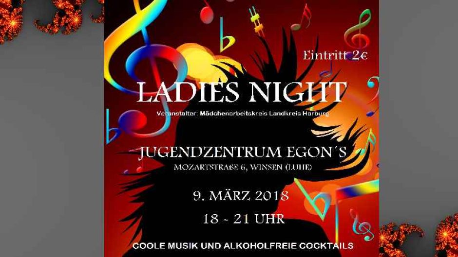 Plakat zur Ladies Night. | Foto: ein