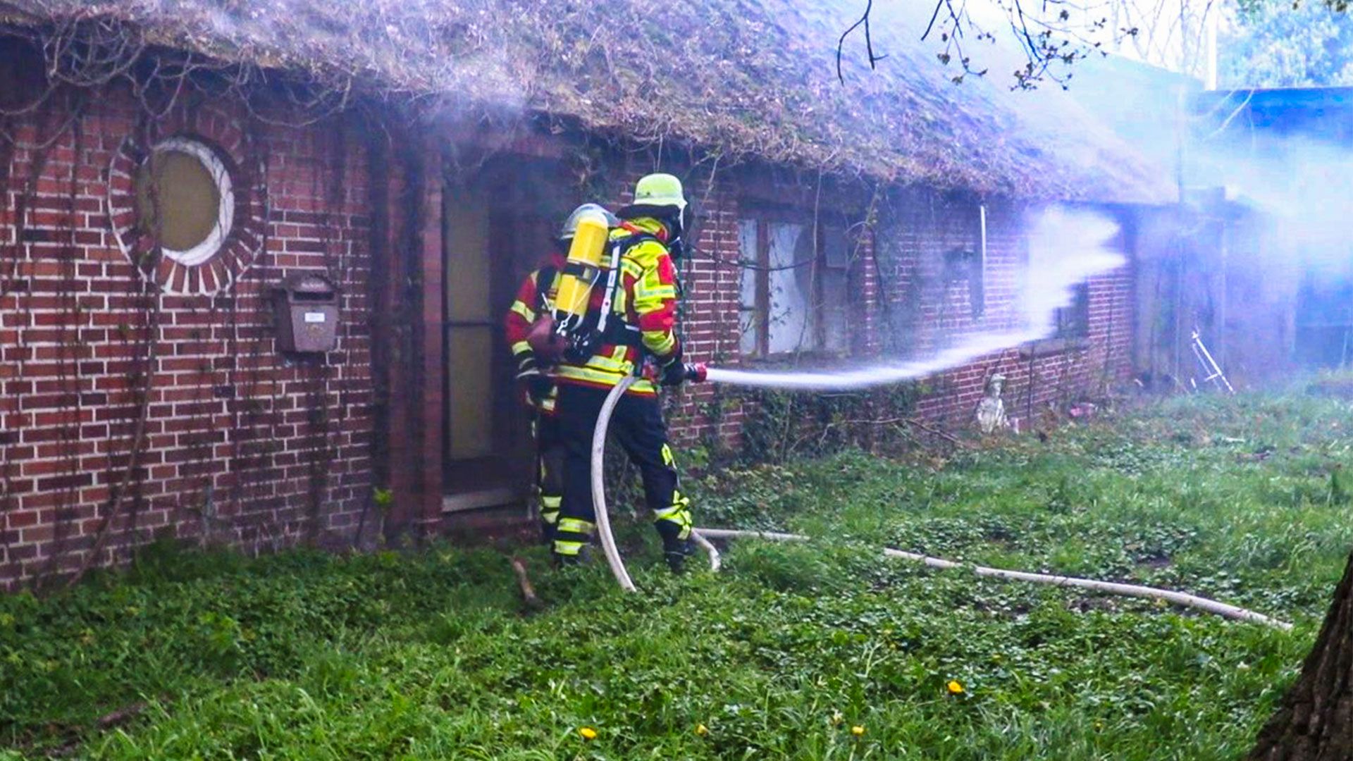 : Alarmübung im Friesenweg in Meckelfeld. | Foto: ein
