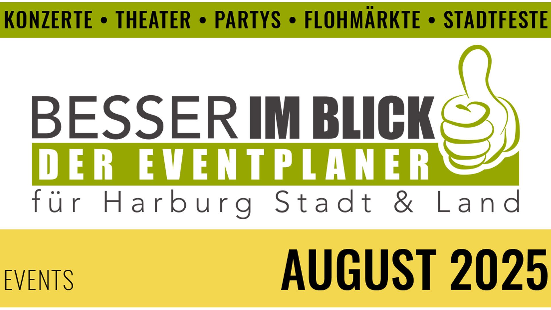Termine satt für den Monat gibt es wieder im besser-im-blick-Eventplaner!