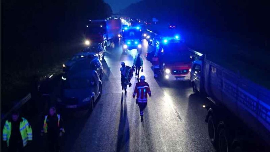 kilometerlange Rückstaus auf der A39. | Foto: ein