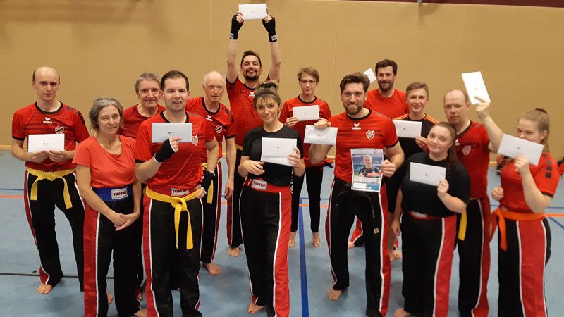 Die Kickboxer des TuS Fleestedt beteiligen sich an der Typisierungsmeisterschaft des Niedersächsischen Fußball-Verbands (NFV) für Stammzellenspender. | Foto: TuS Fleestedt