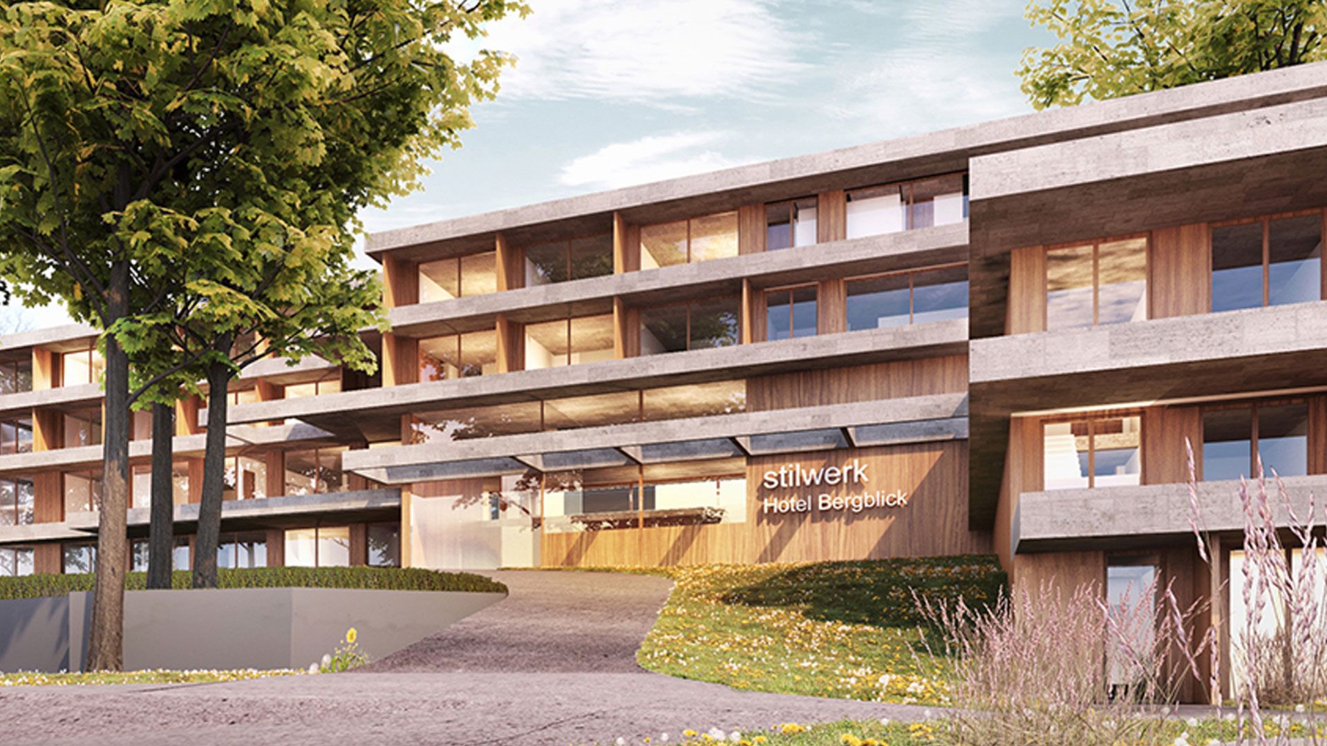 Der geplante Neubau des Berghotels. | Foto: Renner Hainke Wirth Zirn Architekten