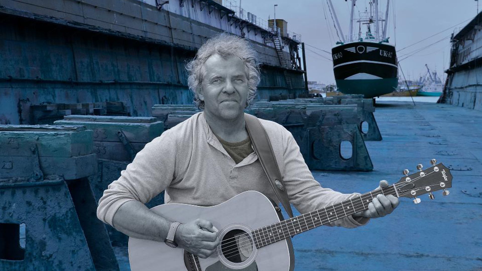 Harburgs Hafenbarde Werner Pfeifer präsentiert in der Fischhalle seine zweite CD. | Foto: ein