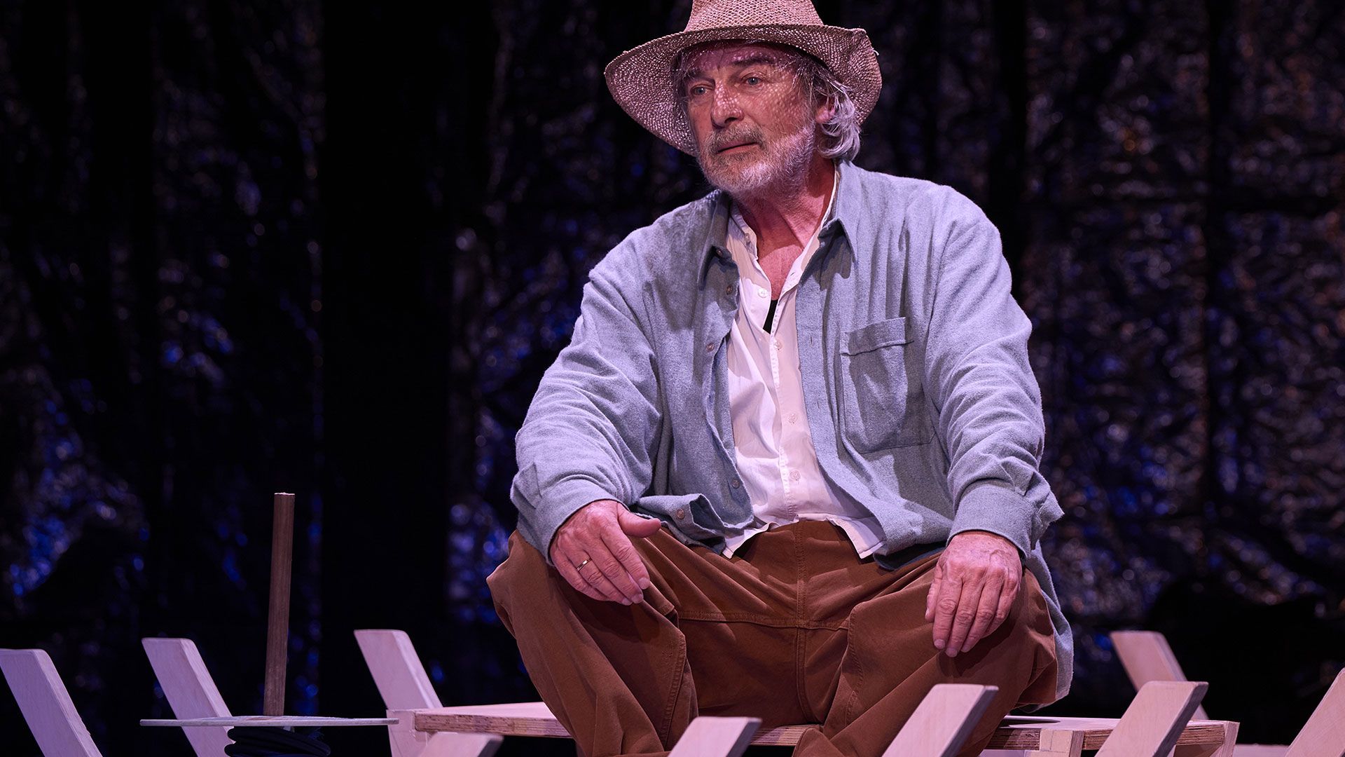 Das Harburger Theater zeigt "Der alte Mann und das Meer". Foto: Theater Lindnehof