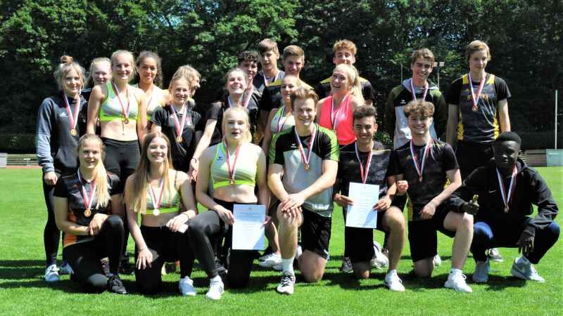 Sportler der Stadtteilschule Fischbek-Falkenberg. | Foto: ein