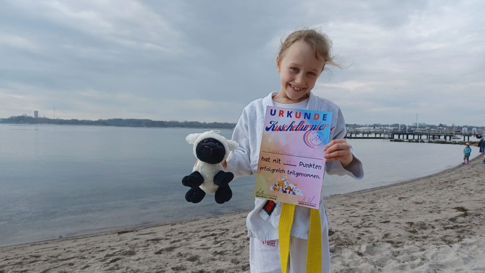 Nachwuchs-Judosportlerin Jenna Loreen vom KSC Bushido Harburg war erfolgreich. | Foto: ein
