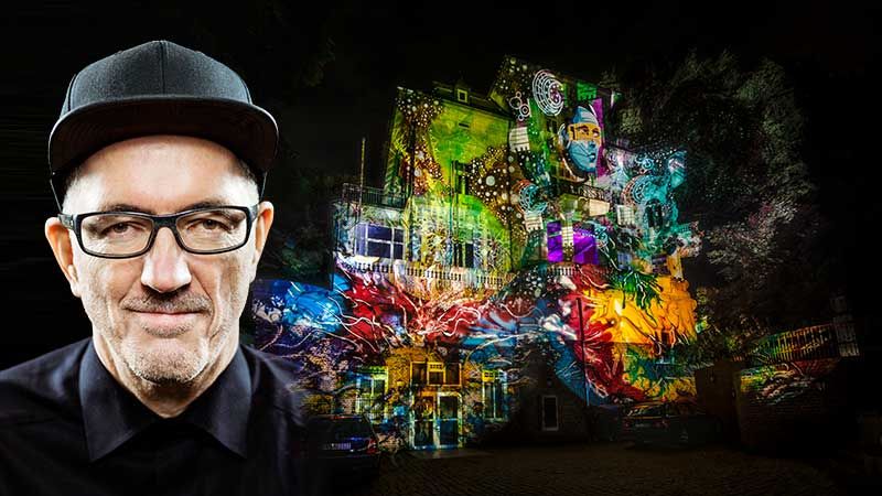 Technolegende Dr. Motte, Vater der Loveparade, kommt nach Harburg ins Maison Musique. | Foto: Petrov Ahner (Dr. Motte) / Niels Kreller (Maison Musique)