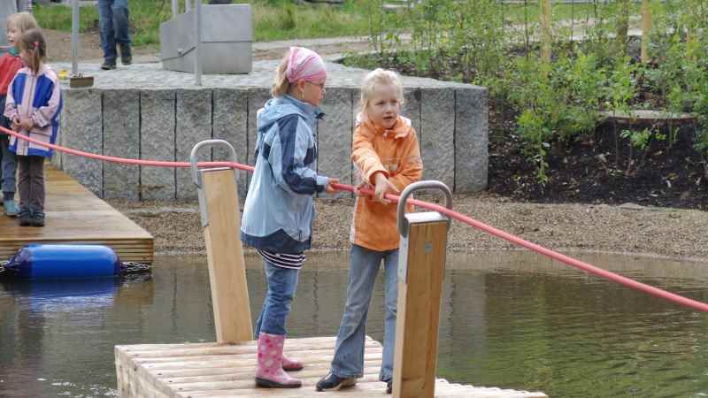 Dem Wasser auf der Spur- Wassererlebnispark im Freilichtmuseum am Kiekeberg. | Foto: ein