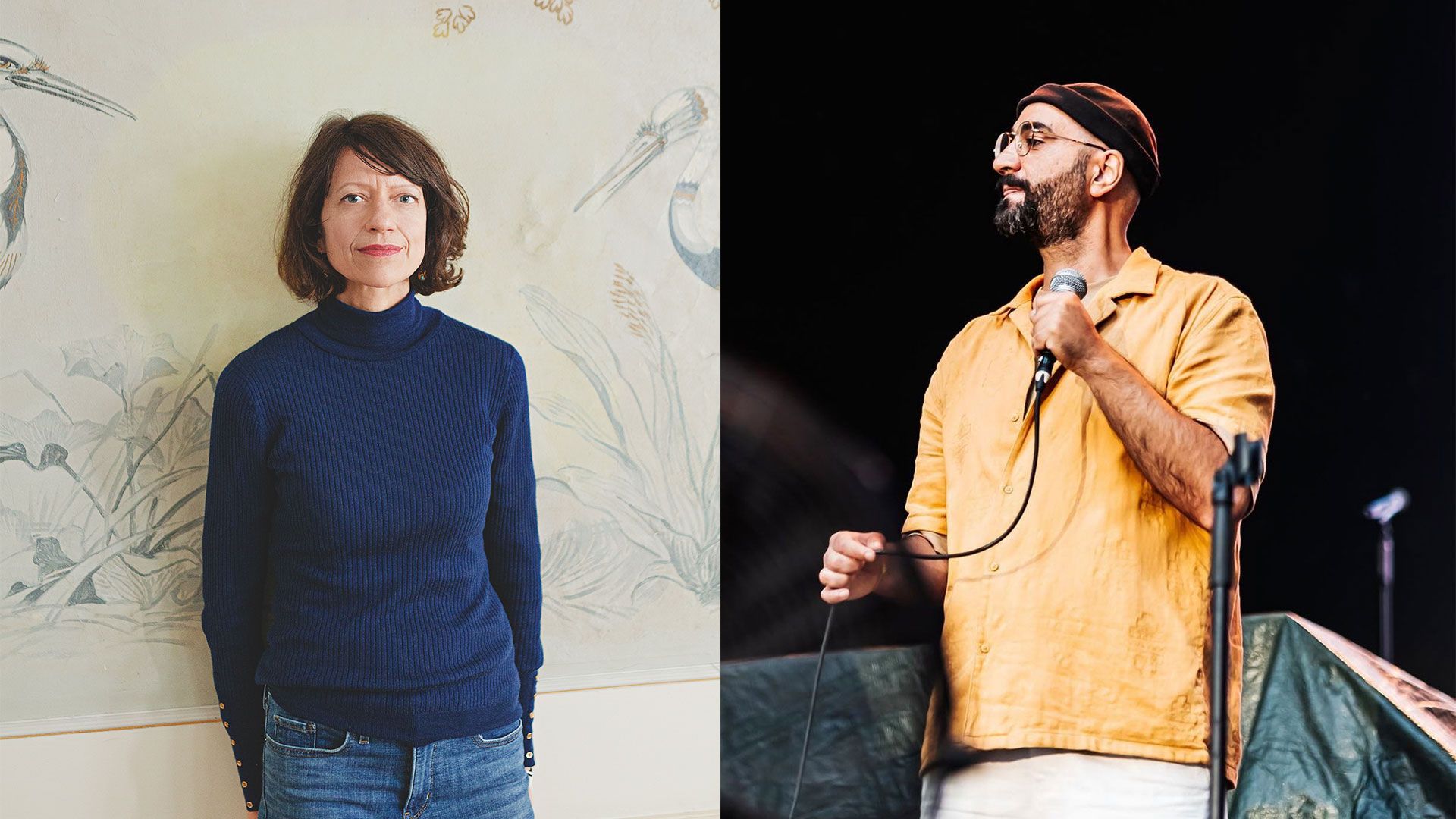 Der Hospizverein Hambrger Süden hat Autorin Louise Brown und Musiker Cihan Morsünbül zu einer Lesung mit Musik ins Stellwerk geholt. | Foto: ein