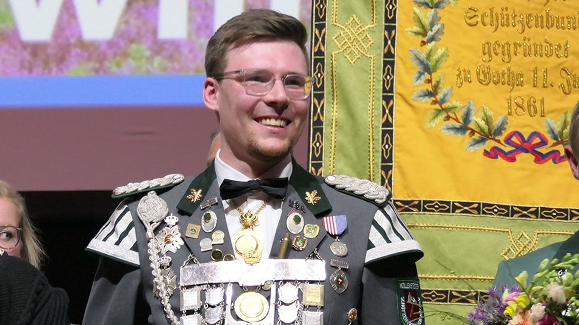 Der Hamburger Landeskönig Christoph Spode aus Hollenstedt errang beim Bundeskönigsschießen den dritten Platz. | Foto: Deutscher Schützen-Bund
