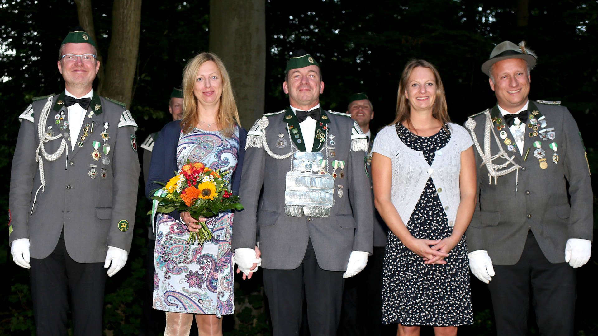 Das neue Hollenstedter Vizekönigsgespann. | Foto: ein